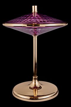 Настольная лампа LED 30W 3000К LE3027/1T GD/PU золото/розовый Chantale Leon