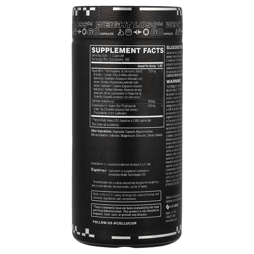 C4 / Cellucor, Super HD®, 60 капсул