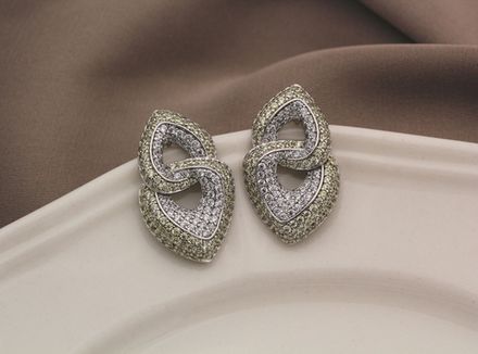 Серьги-гвоздики "Винтаж" 24,5мм