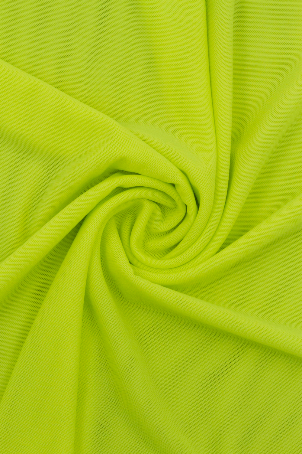 Сетка эластичная лимон-лайм неоновая отрезом 75х50 см