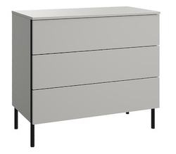 Комод с  3 ящиками Сиэтл, серый