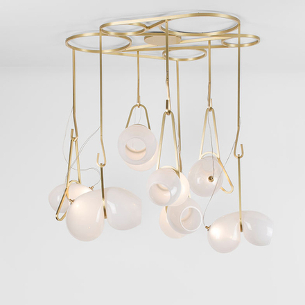 Pendant design lamp  CATCH CHANDELIER CS.07.02 by Lindsey Adelman