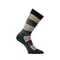 Носки Lasting TWP 807, wool+polypropylene, черный с коричневым рисунком