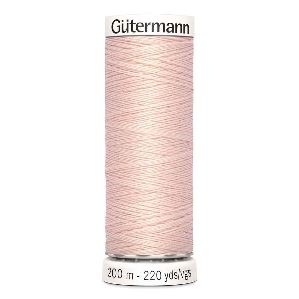 Нитки универсальные Gutermann Sew-all 100 (200 метров), 5 кат. | 658 розовая карамель