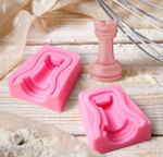 Молд 2 части, 5х4х3,3 см "Шахматы"