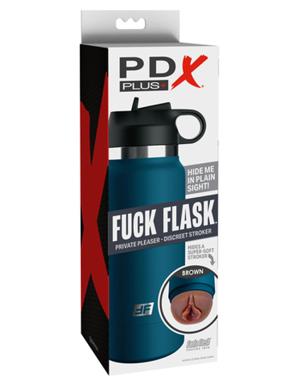 Мастурбатор FUCK FLASK, синий, загорелый
