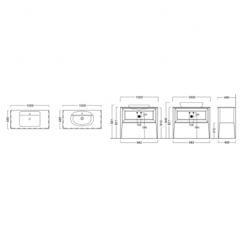 Тумба Kerama Marazzi Plaza Classic молочная 100х86 см
