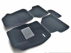 Коврики салона для FORD Focus 2 (2005-2011) Euromat 3D Business черные. Арт. EMC3D-002214