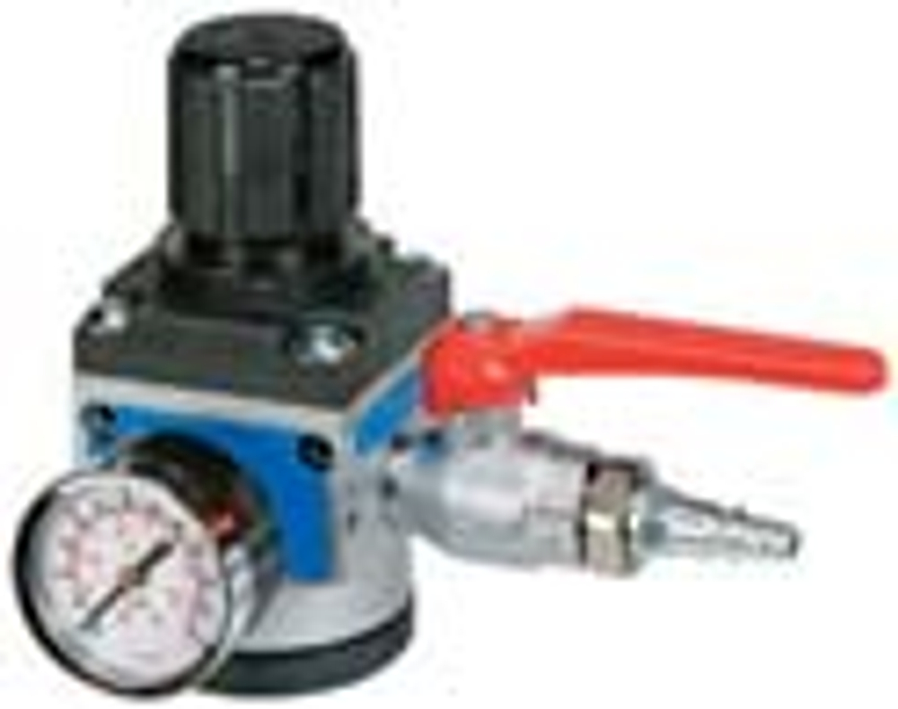 Регулятор давления с манометром, соединение 1/ 4", ALFA (Италия)