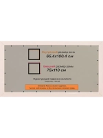 Рамка для постера и фотографий 65x100