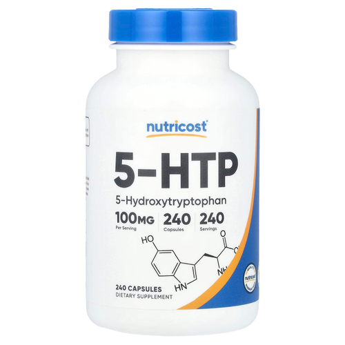 Nutricost, 5-HTP, 100 мг, 240 капсул