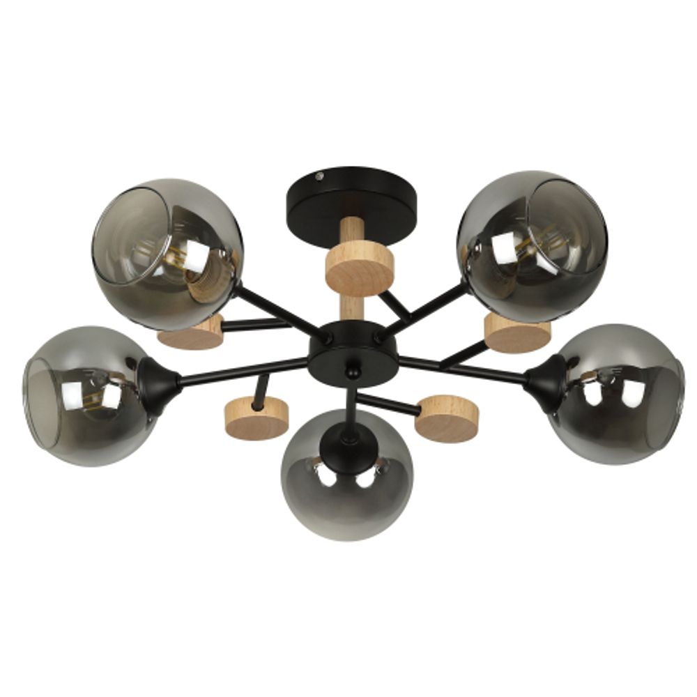 Люстра Rivoli Elouisa 9181-305 5 х Е27 60 Вт модерн | Rivoli