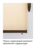 Штора рулонная полупрозрачная Лина Персиковая Темная комплектация