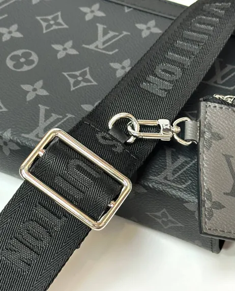 Бумажник Louis Vuitton Gaston Wearable, черно-серый