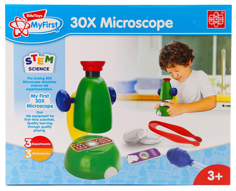 Микроскоп игрушечный EDU-TOYS 30x