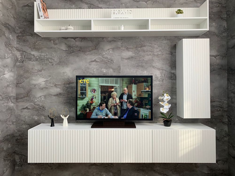 Гостиная "Квинта" белый , Велес