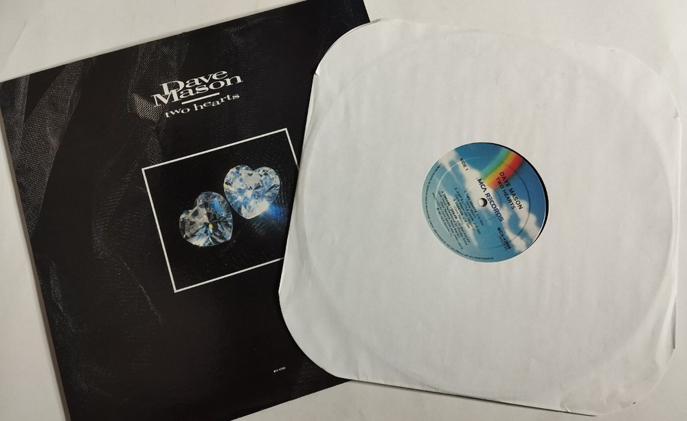 Винтажная виниловая пластинка LP Dave Mason Two Hearts (USA 1987)