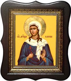 Елена мученица, дочь апостола Алфея. Икона на холсте.