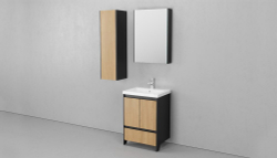 Тумба напольная VELVEX Klaufs 60.2D.1Y-617.217 с раковиной
