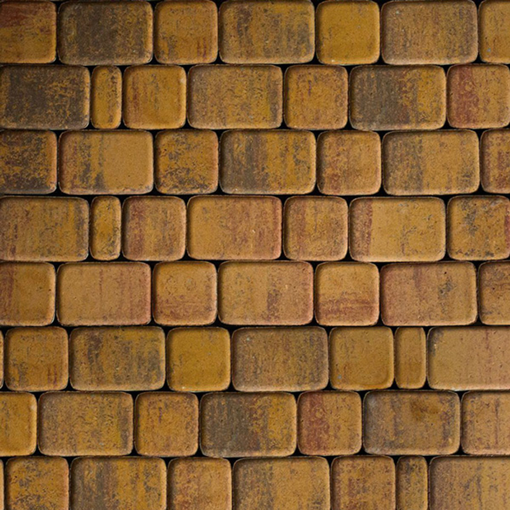 Тротуарная плитка КЛАССИКО - Листопад гладкий Осень, комплект из 3 видов плит