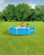 Бассейн каркасный METAL FRAME POOL 244*51см (Intex)
