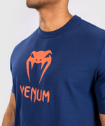 Футболка Venum Classic Navy Blue/Orange