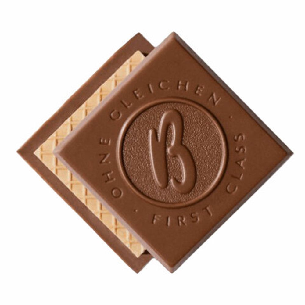 Вафли BAHLSEN с молочным шоколадом и начинкой из орехового крема 125 г, ГЕРМАНИЯ