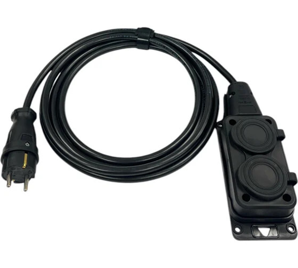 Удлинитель силовой iTOK i-CONNECT-COLOR-SU-PVS-215-2-54-15-BLACK