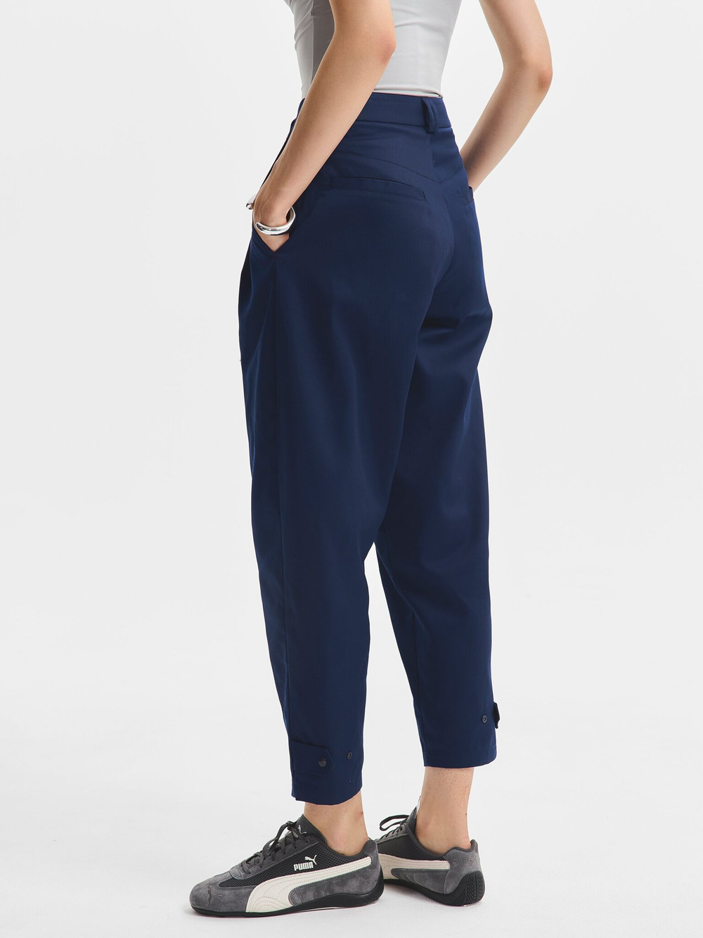 Брюки медицинские женские Волюмэ, нэви