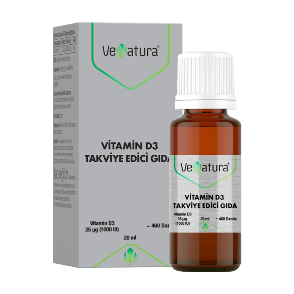 Витамин Д3 1000МЕ 20мг (VeNatura)