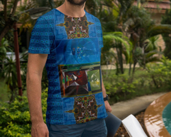 Футболка "Дон Жуан", по мотивам картины Макса Эрнста "Дон Жуан у доктора Фауста"