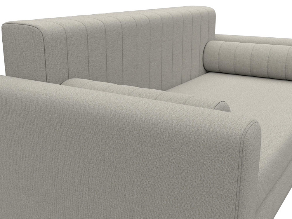 Диван прямой Лига-070 РОГОЖКА Амур 02 бежевый