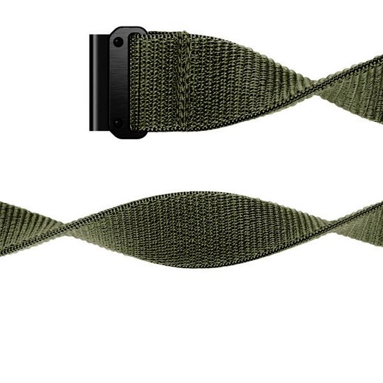 Ремешок TacFit 26 мм. для Garmin Fenix 7x / 6x / 5x / 3, Enduro 2 / Tactix 7, Tactix Delta нейлоновый быстросъемный на липучках (Хаки)