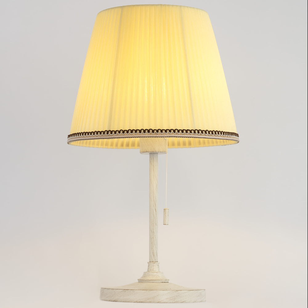 Citilux Линц CL402723 Настольная лампа патина с кремовым абажуром