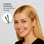 Невидимки для волос НАБОР 32 шт., 5 см, разные цвета, MONTE VITA (МОНТЕ ВИТА), 457100