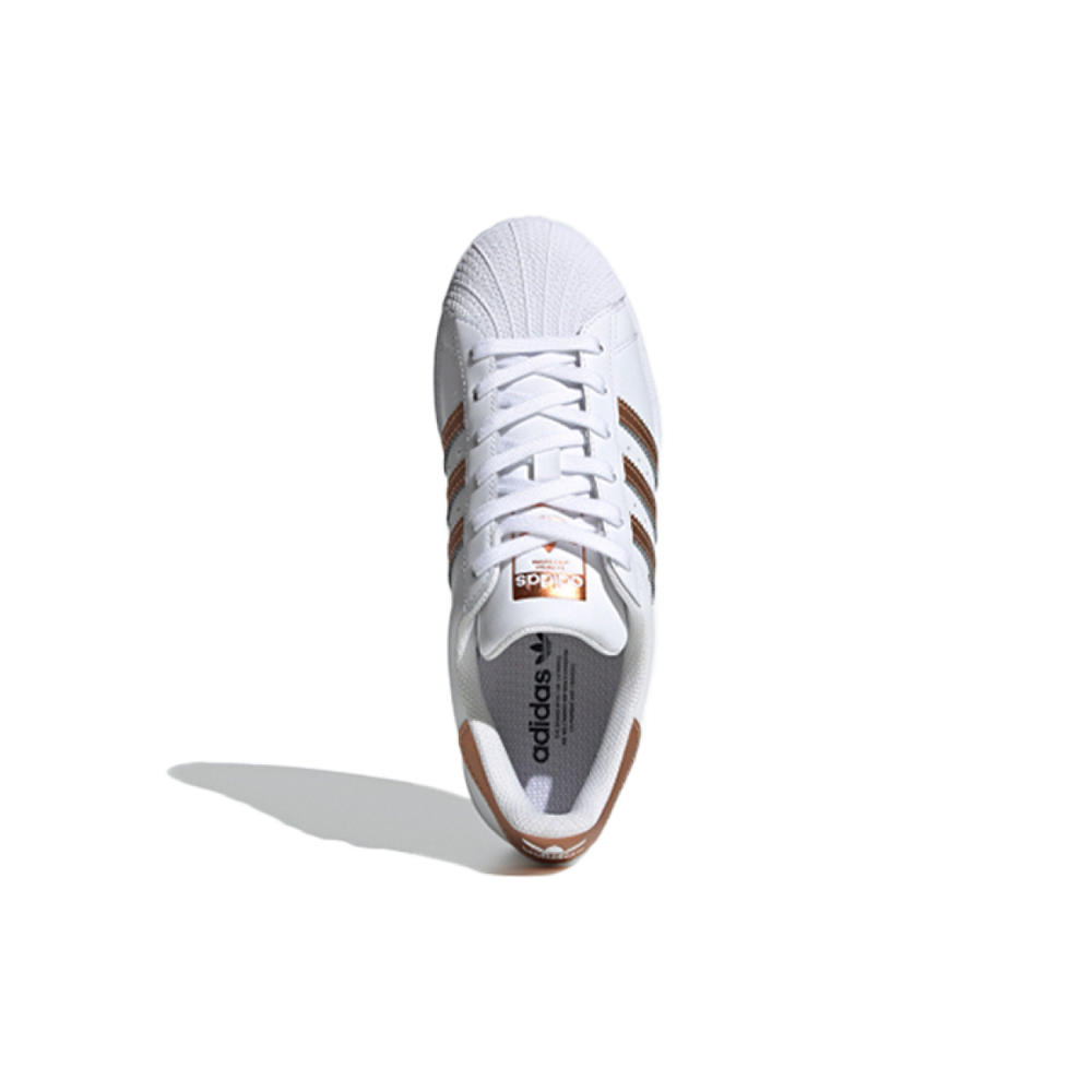 Кроссовки Adidas Originals Superstar Cloud White Copper Metallic