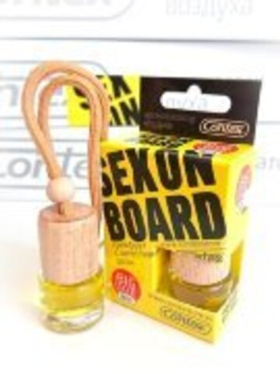 Ароматизатор SEX ON BOARD аромат розы с цитрусовыми нотами с деревянной крышкой