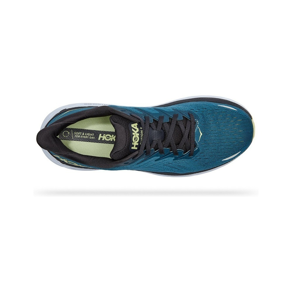 Кроссовки мужские HOKA M CLIFTON 8 WIDE Blue Coral / Butterfly