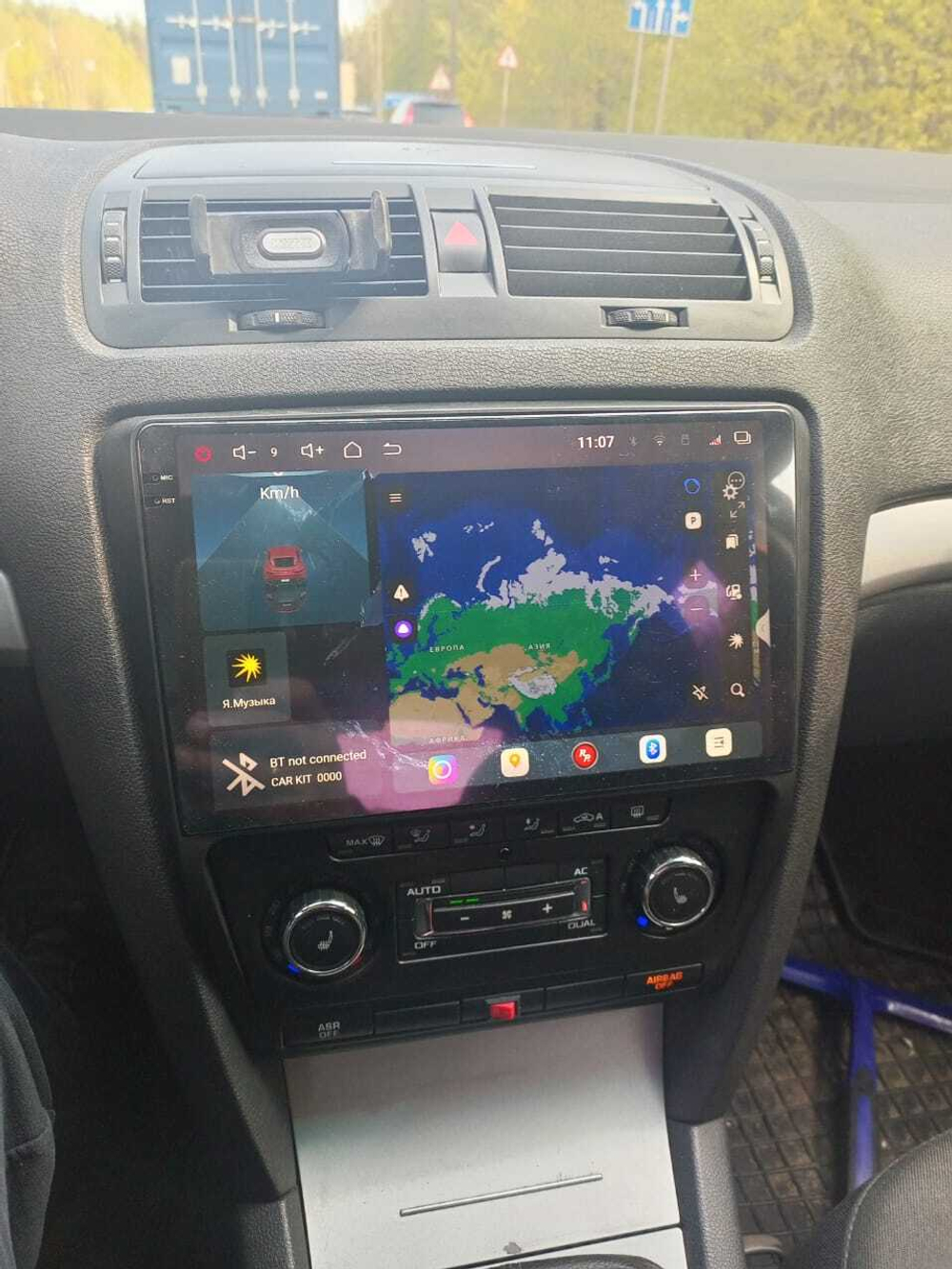 Магнитола для Skoda Octavia A5 2004-2013 (климат)- Redpower 85005B PRO/PROmax ТОП звук, 2K QLED, Android 14, CarPlay, 4G SIM-слот