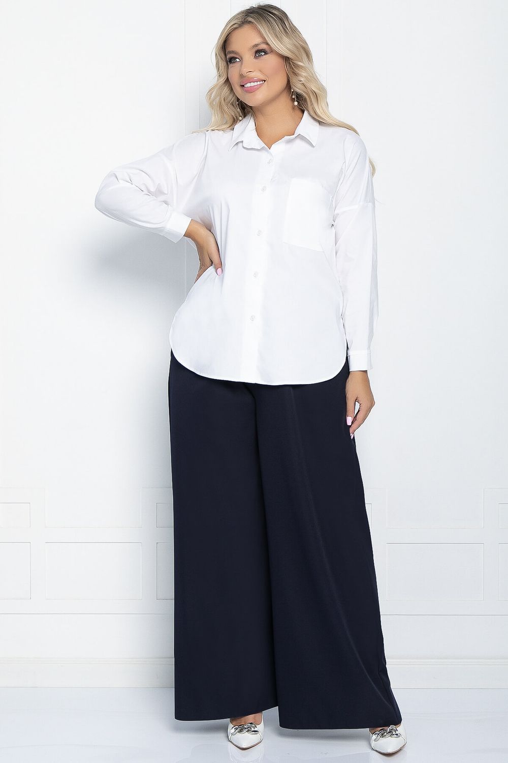 Брюки Дива (темно-синие) Б10951 LT Collection