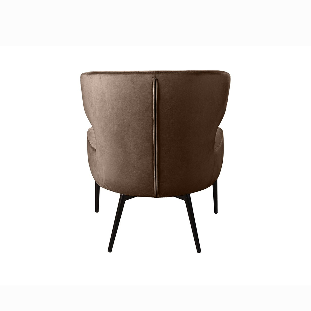 Кресло Richard ромб, бархат коричневый 12