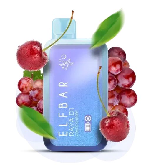 ELF BAR RAYA D1 - Grape Cherry (5% nic)