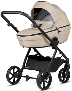 Детская коляска Tutis Uno 6 Plus Essential collection 3 в 1 с автокреслом Elo Lux EduSky Black 1602180 Beige