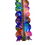 Застежка-молния декоративная разъемная металл №5 70см