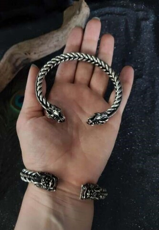 Браслет племенной с драконом