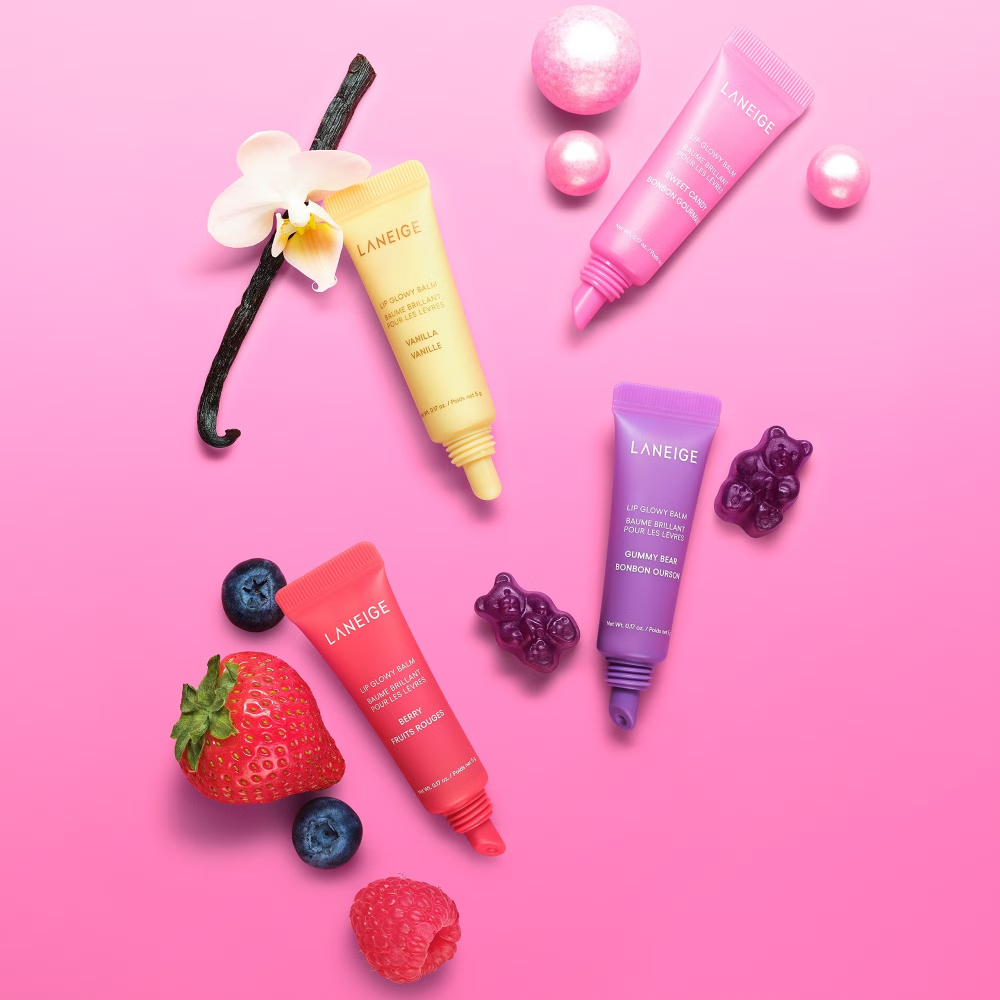Laneige Mini Lip Glowy Balm Set Hydrate & Tint