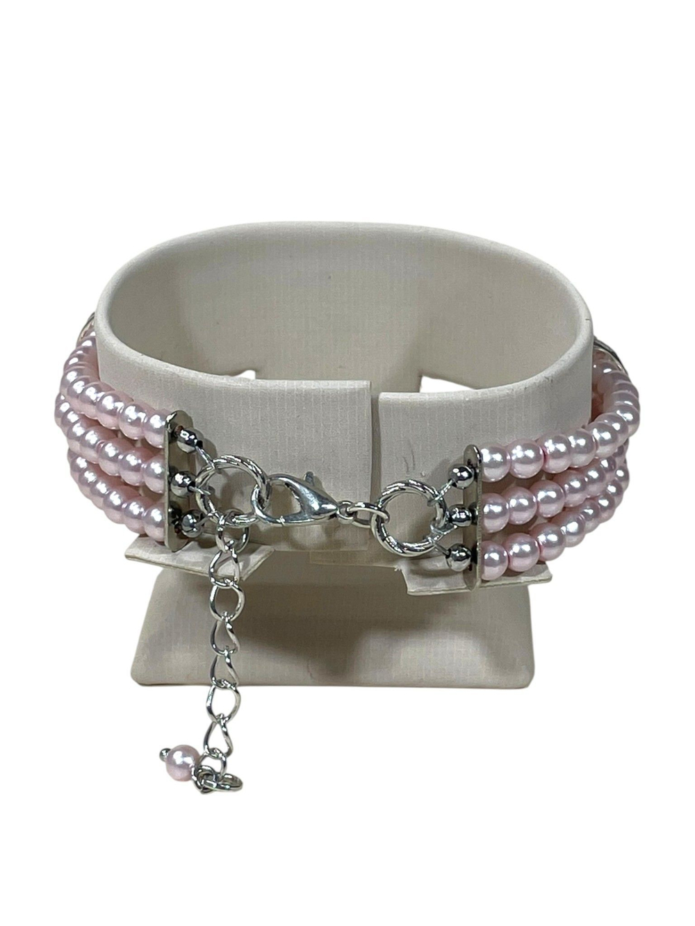 Браслет жемчужный с фианитами