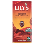 Lily's Sweets, Батончик темного шоколада 55% какао, миндаль, 85 г (3 унции)