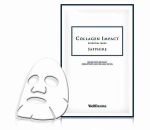 НАБОР  Омолаживающих увлажняющих тканевых масок с морским коллагеном WellDerma  Collagen Impact Essential Mask Sapphire, 10 шт * 25 мл