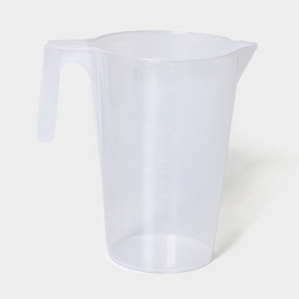 Кувшин мерный Доляна, 1,5 л, цвет прозрачный